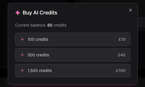 credit buying dialogue